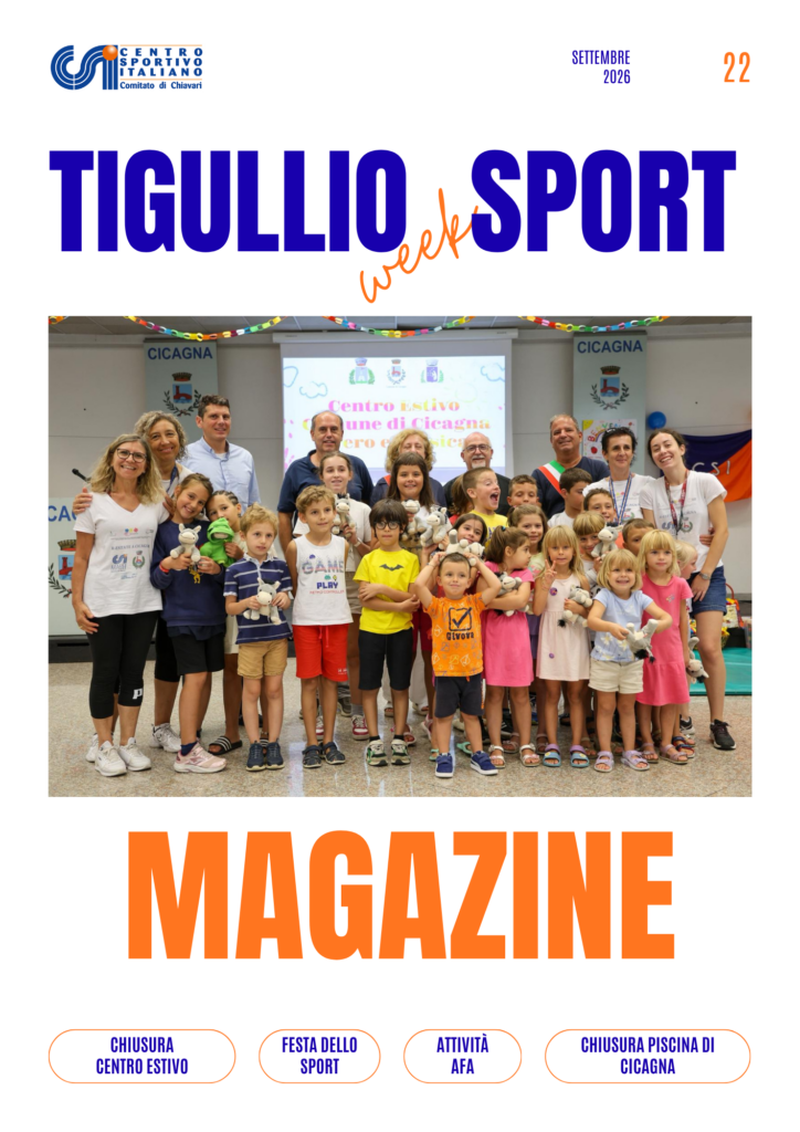 🟠🔵TIGULLIOweekSPORT – I Stagione – N. 22/2026 del 15 settembre 2026